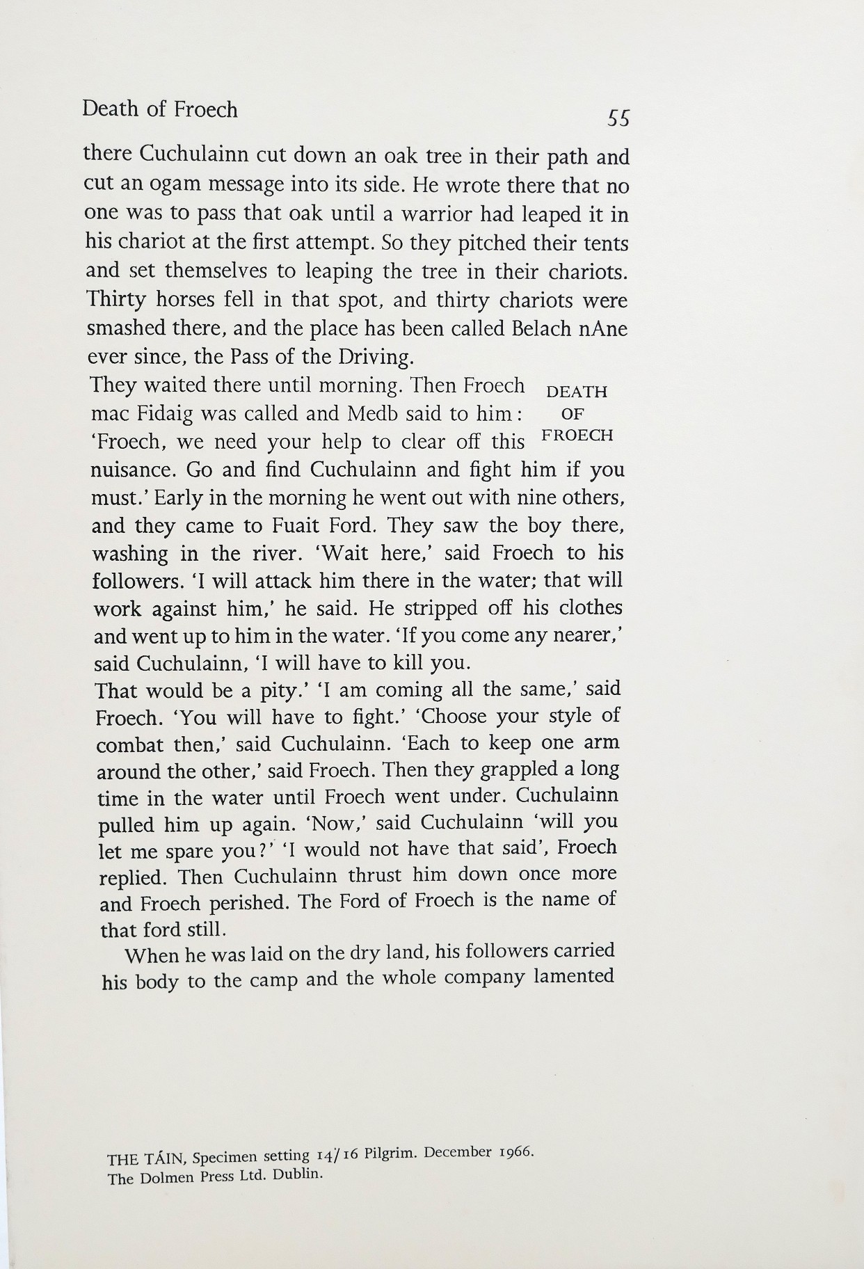Cuchulainn's Boyhood Deeds: From the Táin (1968) - Image 12