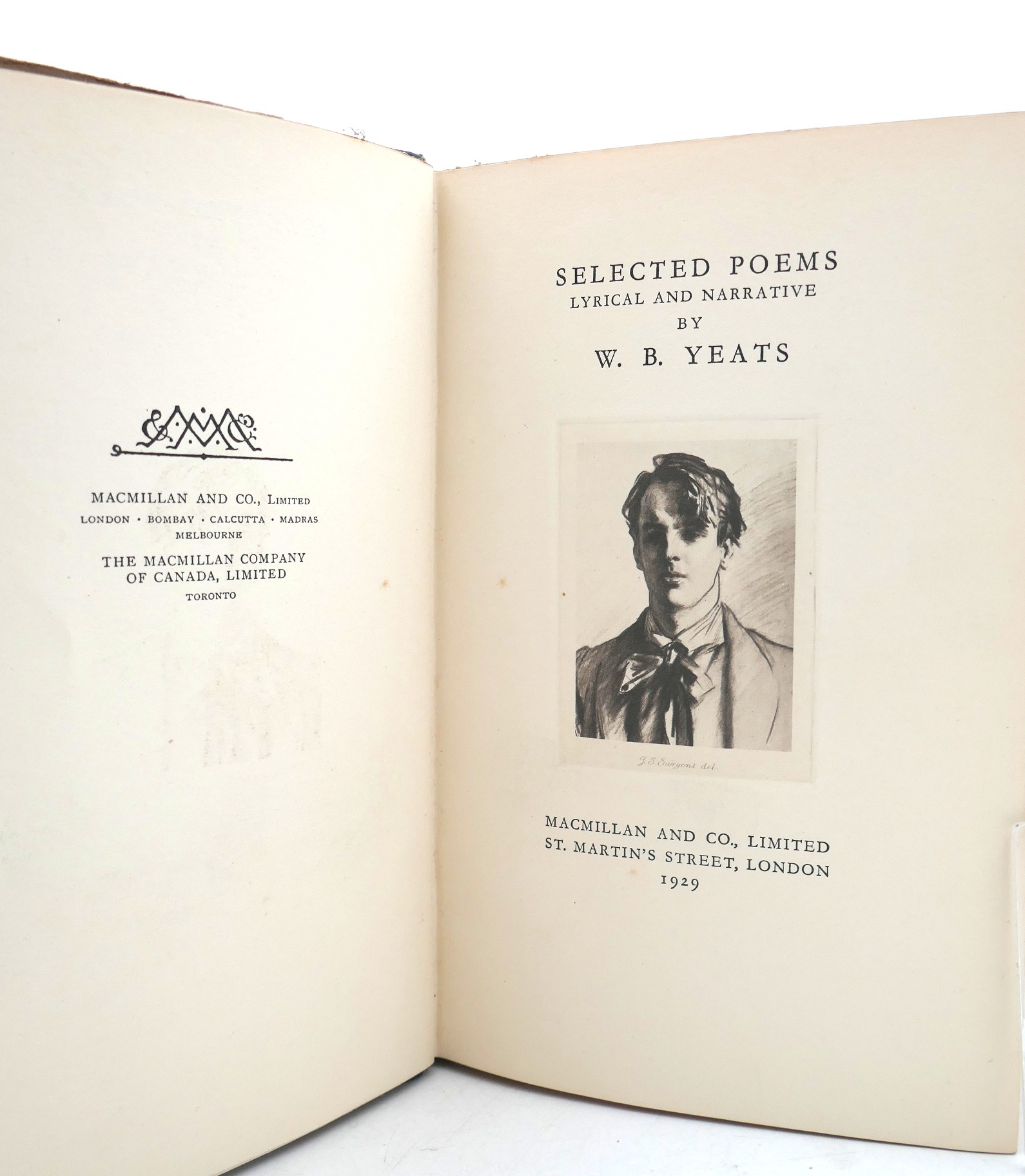 Selected Poems. Lyrical and Narrative. First Edition (1929) - Image 4