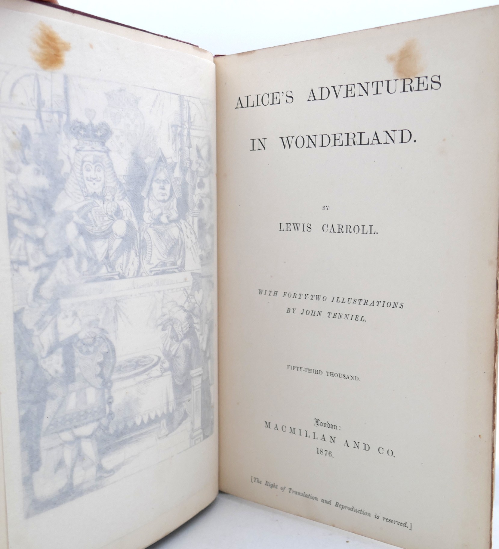 Alice's Adventures in Wonderland. Illustrations by John Tenniel (1876) - Image 3