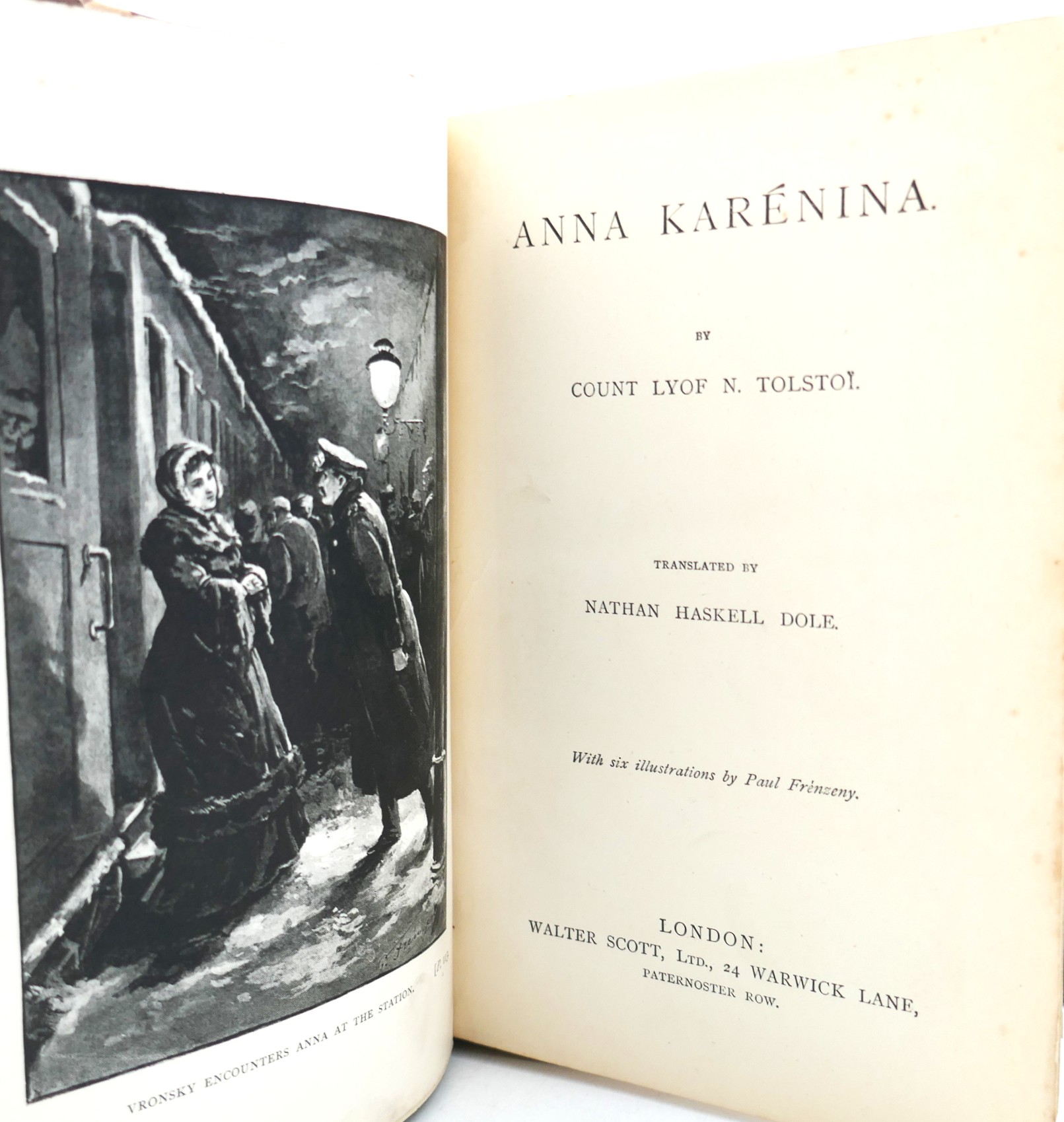 Anna Karénina. Translated by Nathan Haskell Doyle (1890) - Image 2