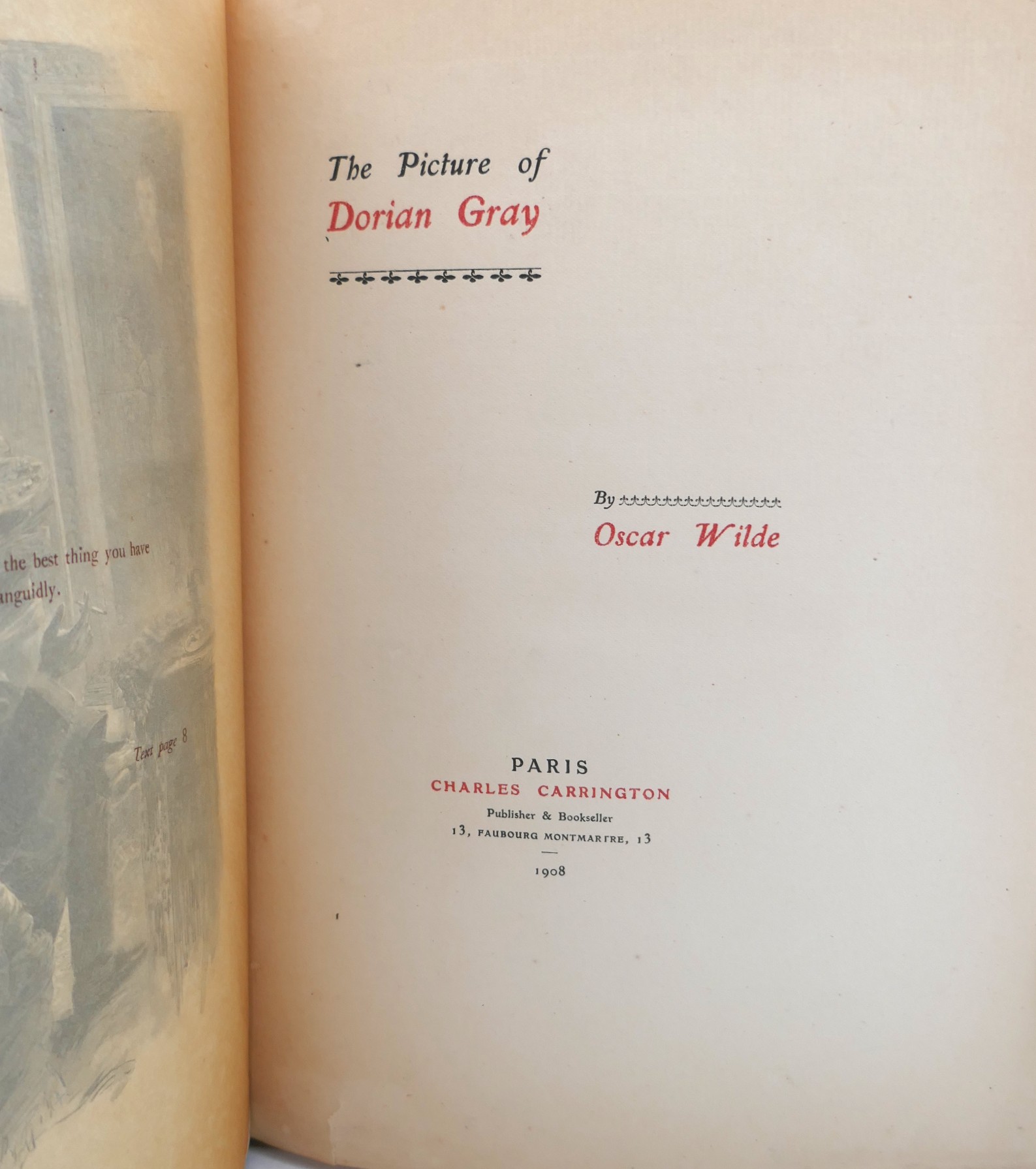 The Picture of Dorian Gray. First Illustrated Edition (1908) - Image 2
