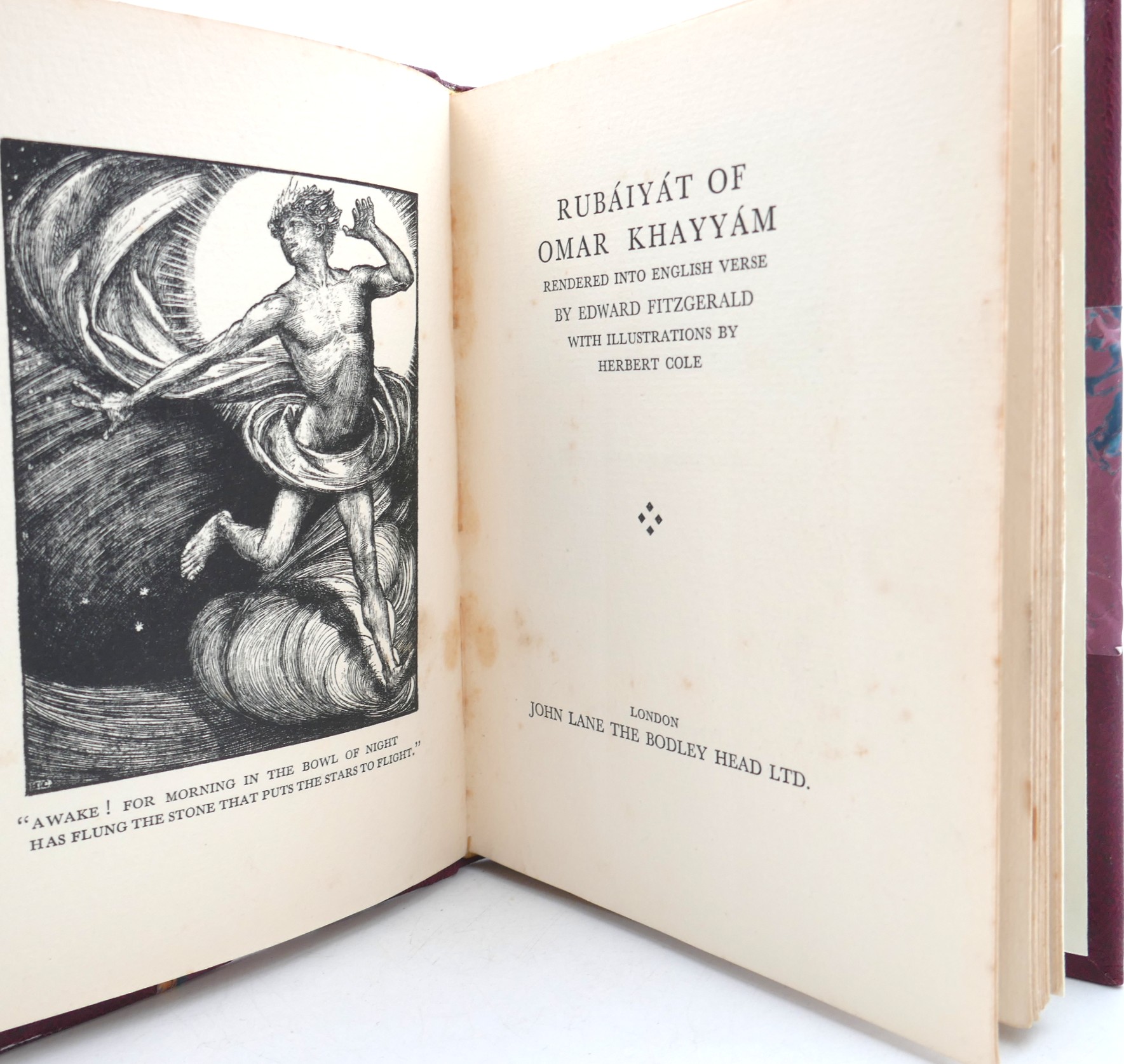Rubaiyat of Omar Khayyam. Illustrations by Herbert Cole (1928) - Image 2