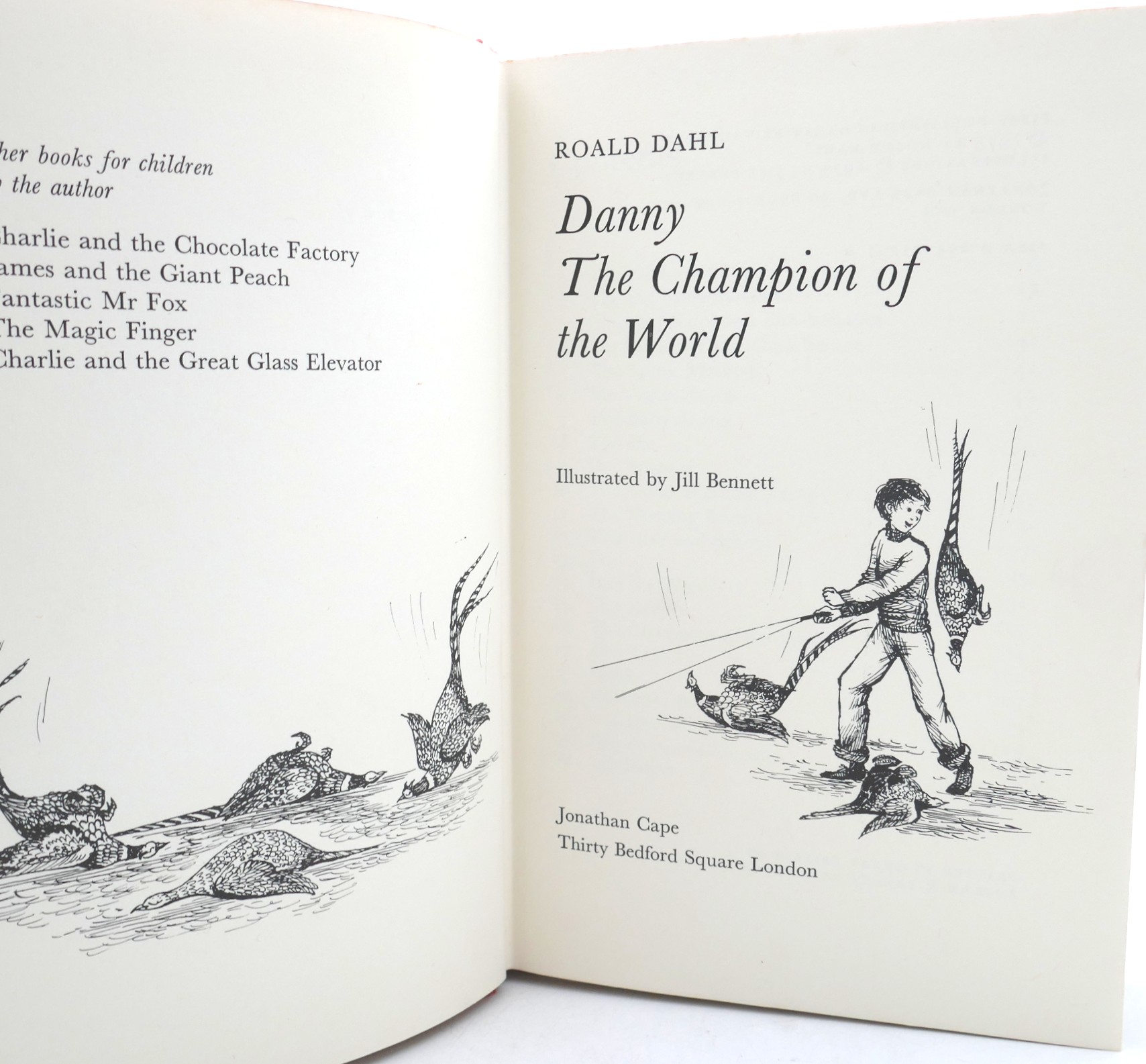 Danny. The Champion of the World. Inscribed by the Author (1975) - Image 4