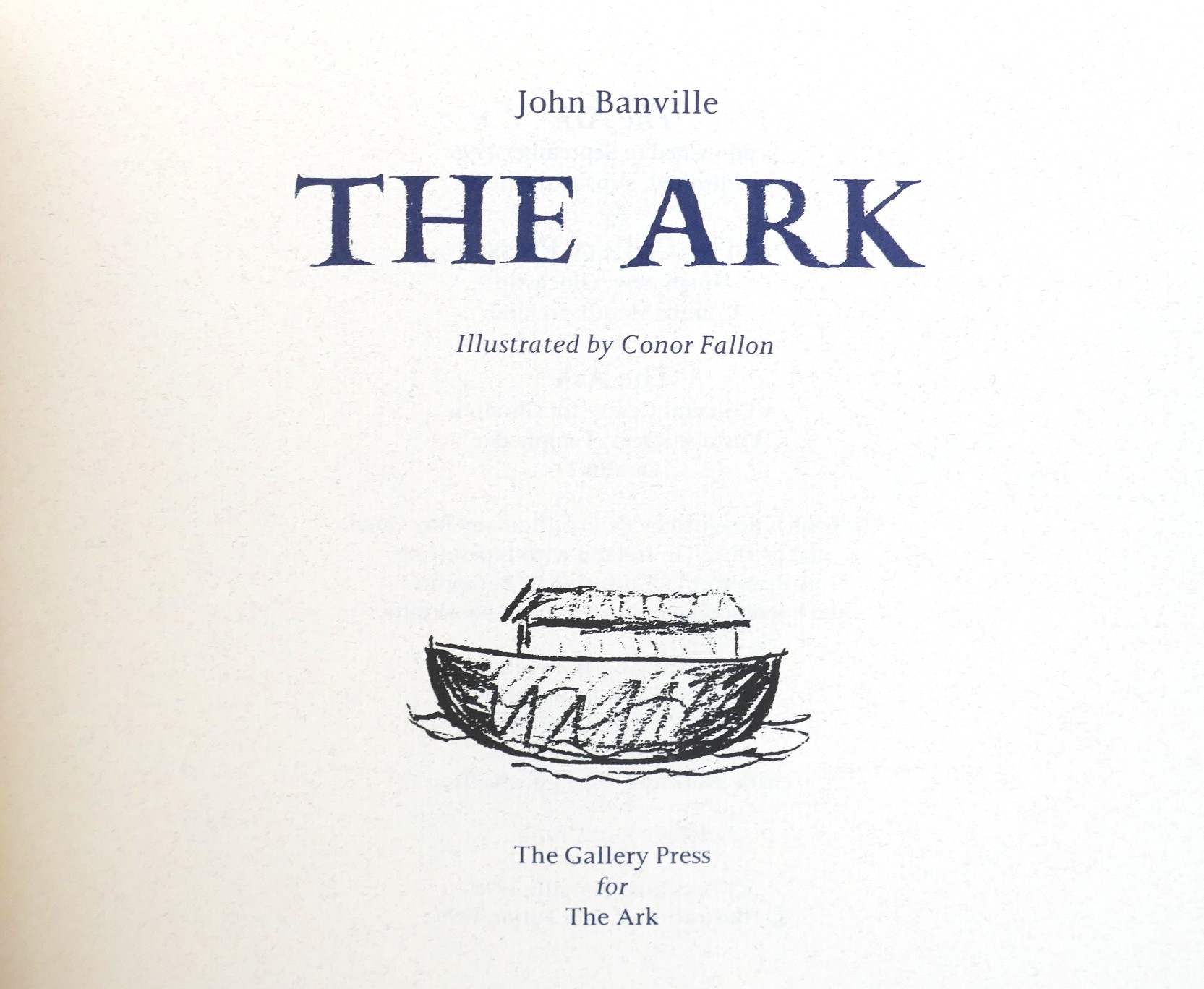 The Ark. Illustrated by Conor Fallon (1996) - Image 2